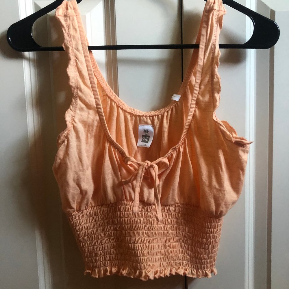 PacSun Me to We Peach Crop Tank